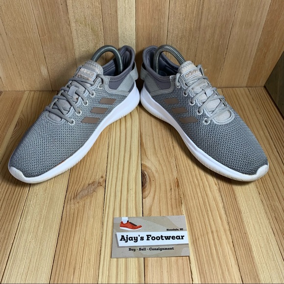 Adidas Cloudfoam QT FLEX Running Gym Gray White Women's Size: 6.5 Shoes DA9835 - Picture 3 of 11